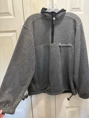 Pro Spirit Men's Gray Quarter-Zip Fleece Pullover